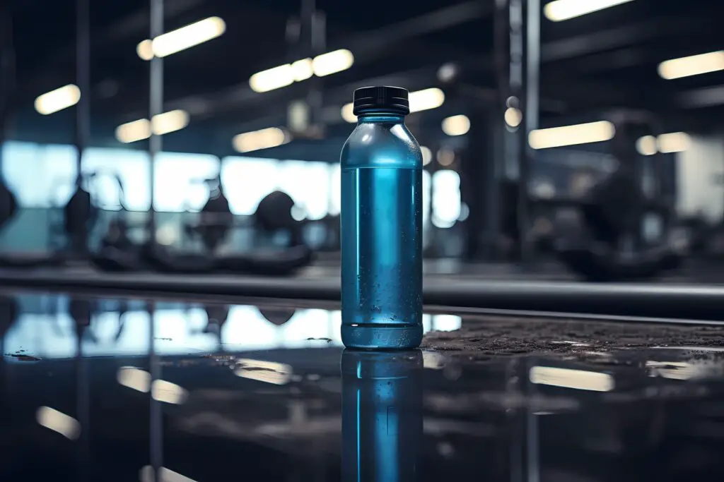 AI-powered smart bottles for hydration in the gym.