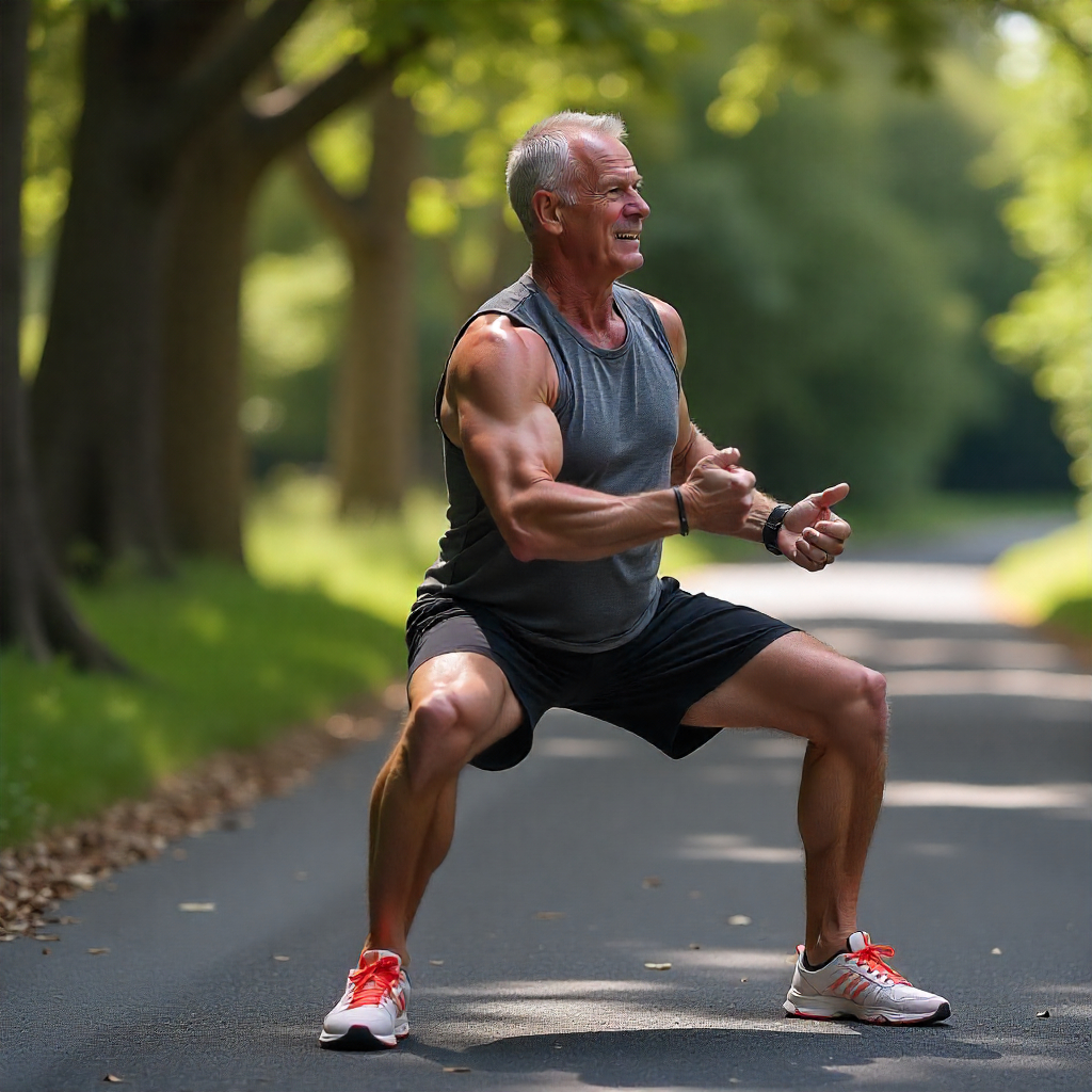 How to Rebuild Mobility After 40 - Old men doing exercise for mobility strength.